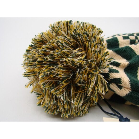 United by Blue Pom Pom Beanie Hat Collage Forest Design One Size NWT Winter Warm - Picture 6 of 10